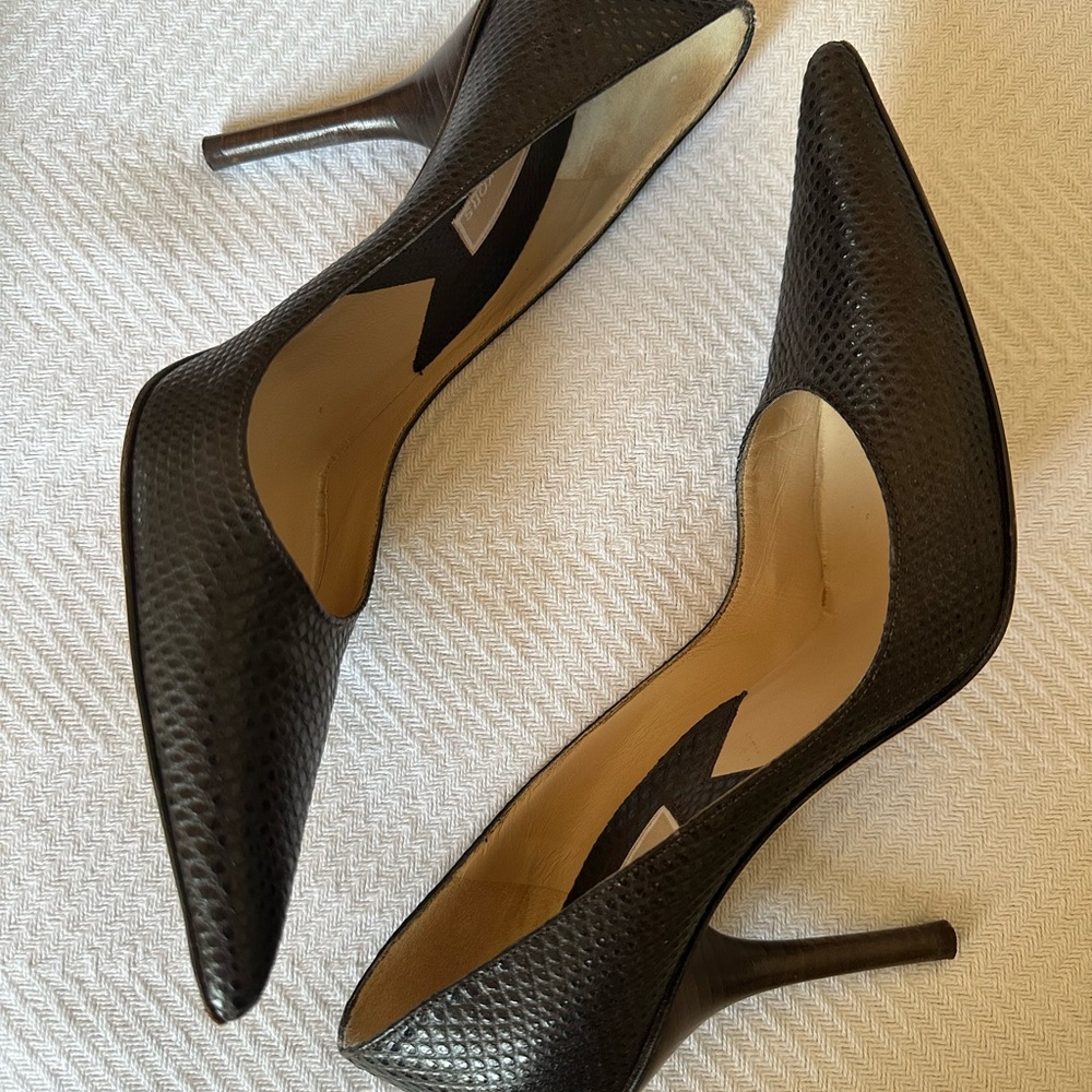 Michael Kors Brown High-Heeled Pumps